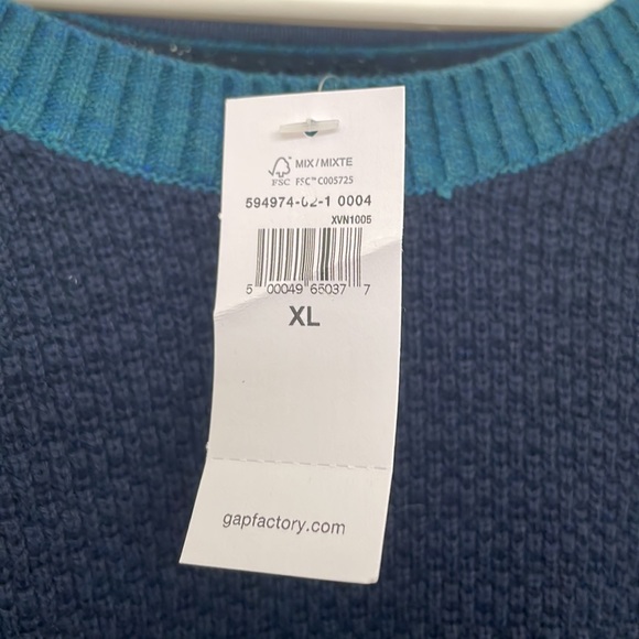 Gap factory men’s sweater - brand new XL - Picture 2 of 4